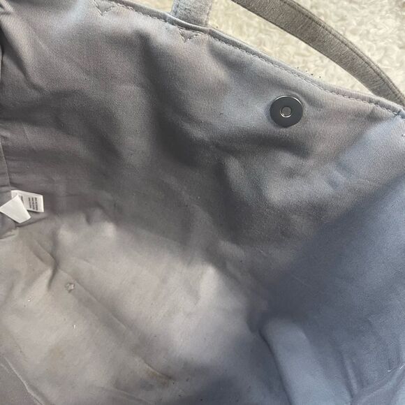 UGG X Telfar Classic Gray Fleece medium Tote /shoulder Bag - Picture 13 of 16